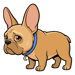 Gizmo standing FULL BODY side-on, head hung low, ears drooping, tail down, eyes wet and sad, utterly dejected